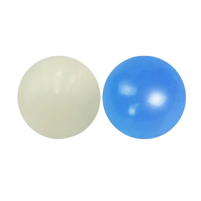 4pcs Size 70mm Globbles Stress Wall Ball Sticky Fluorescent Target Toys Rebound Ball Anti Stress Fidget Toy Decompression Throw: 2PC 45mm D