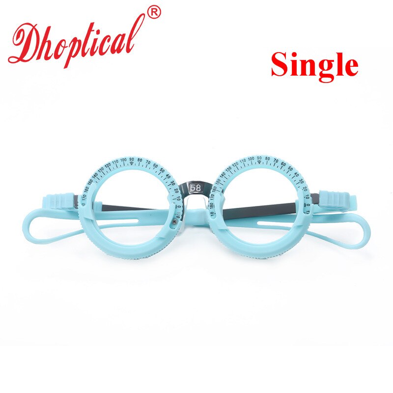 titanium alloy trial frame, glasses shop trial frame, optical trial lens frame 52~70mm good qualty: Red
