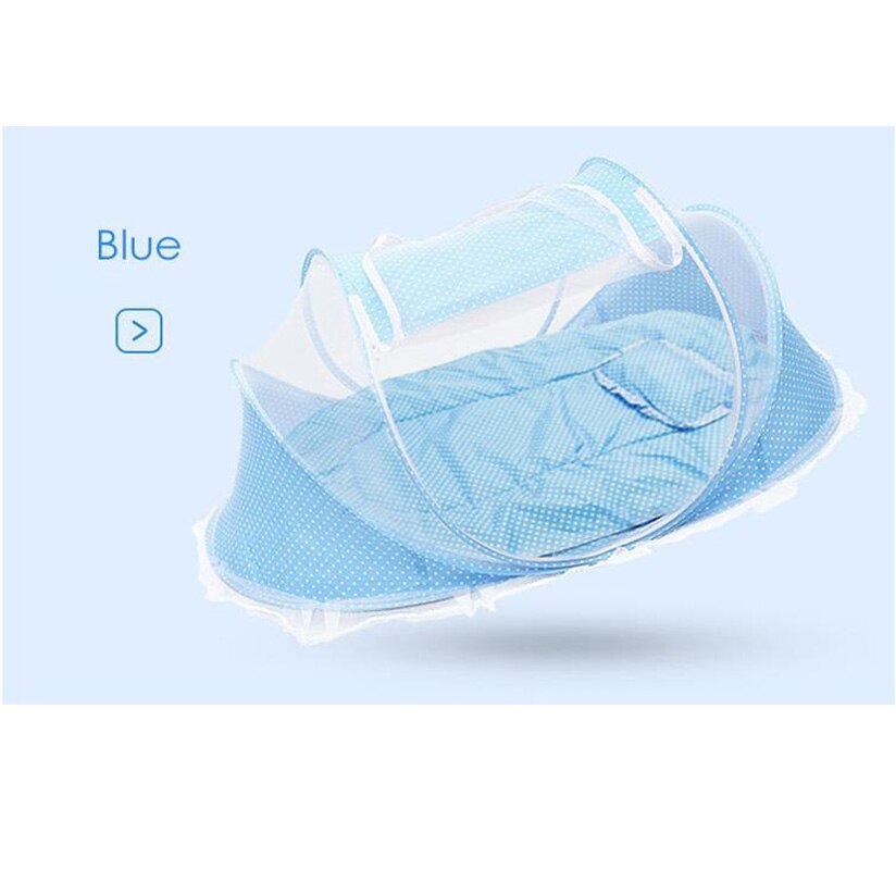 Berceau Portable pliant d&#39;été rouge pour bébé, tapis anti-moustiques, matelas pour bébé