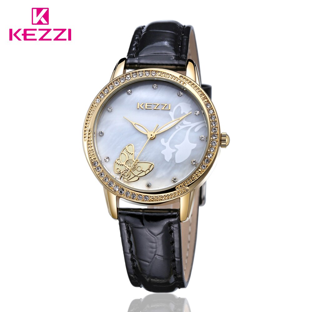 NO.2-relojes de cuero para mujer, de clásico Rectangular, relojes de pulsera a prueba de agua de de: 3127