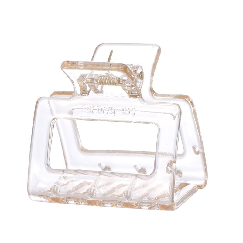 Moda grampo de cabelo multicolorido acrílico oco quadrado rabo de cavalo grab meninas grampo de cabelo acessórios de estilo de cabelo: SK2202