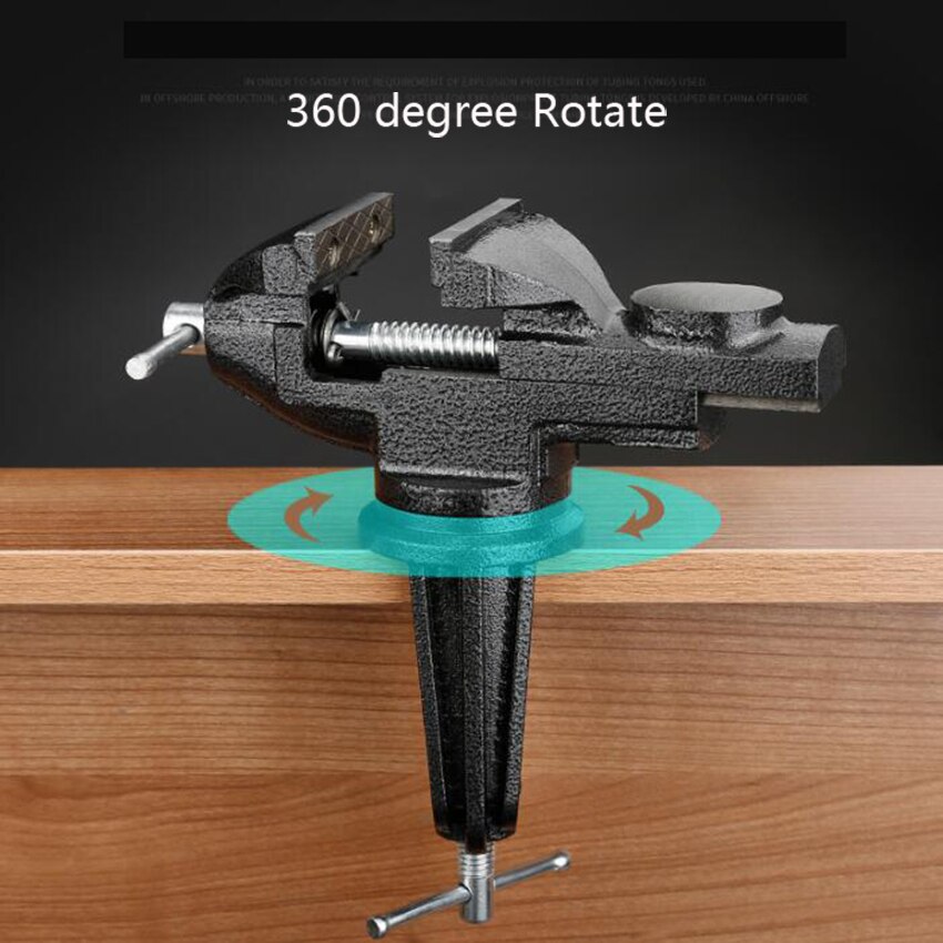 80mm Heavy Table Vise Bench Vice Universal Vise Desktop Vise Multifunctional 360 degree clamp fixture