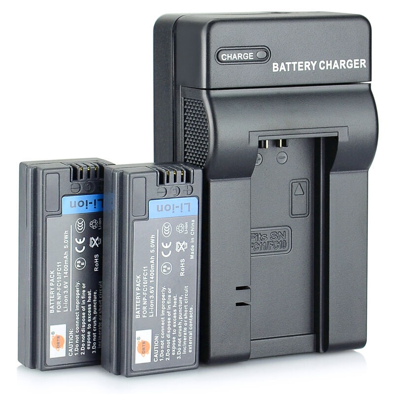 3PCS 1400mAh 3.6V NP-FC10 FC11 DSTE Camera Battery Charger for Sony DSC-F77 DSC-FX77 DSC-P2 DSC-P3 DSC-P5 DSC-P7 DSC-P8