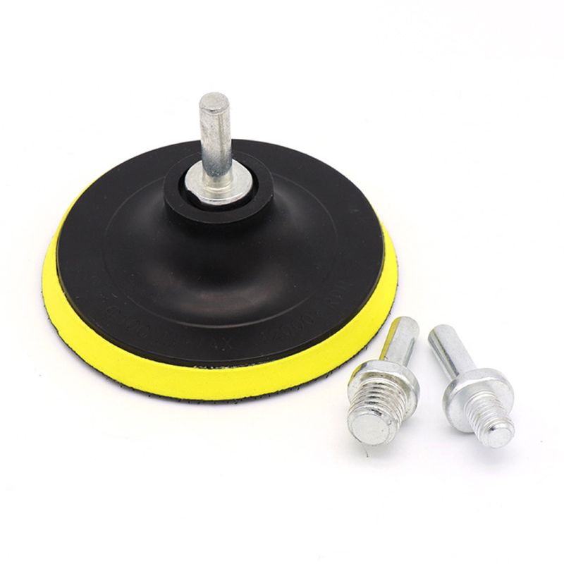 10mm/14mm lega dura M10/M14 vite mandrino trapano adattatore supporto pad spazzola metallica biella per schiuma di cera lucida per auto