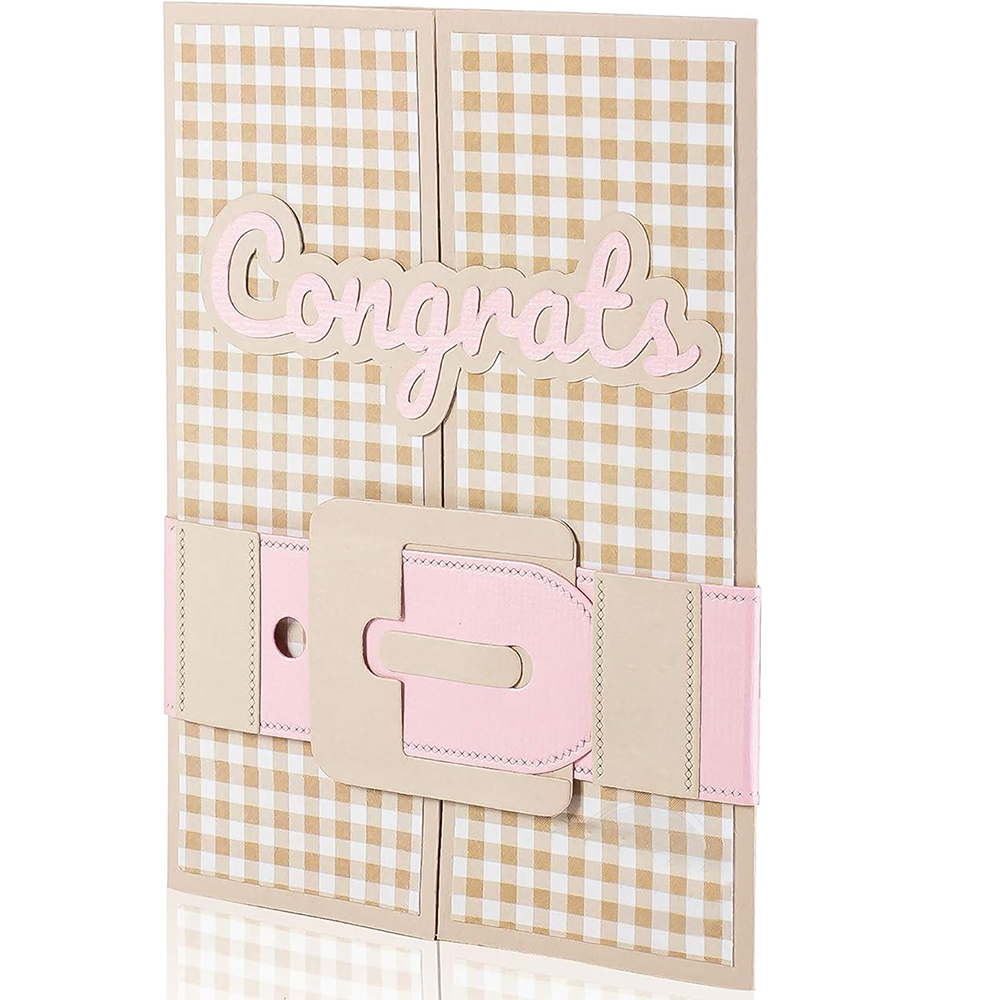 Metal Cutting Dies Pull-out Corner Pocket Slot Edge Frame for DIY Scrapbooking Album Decorative Paper Card Die Making Template