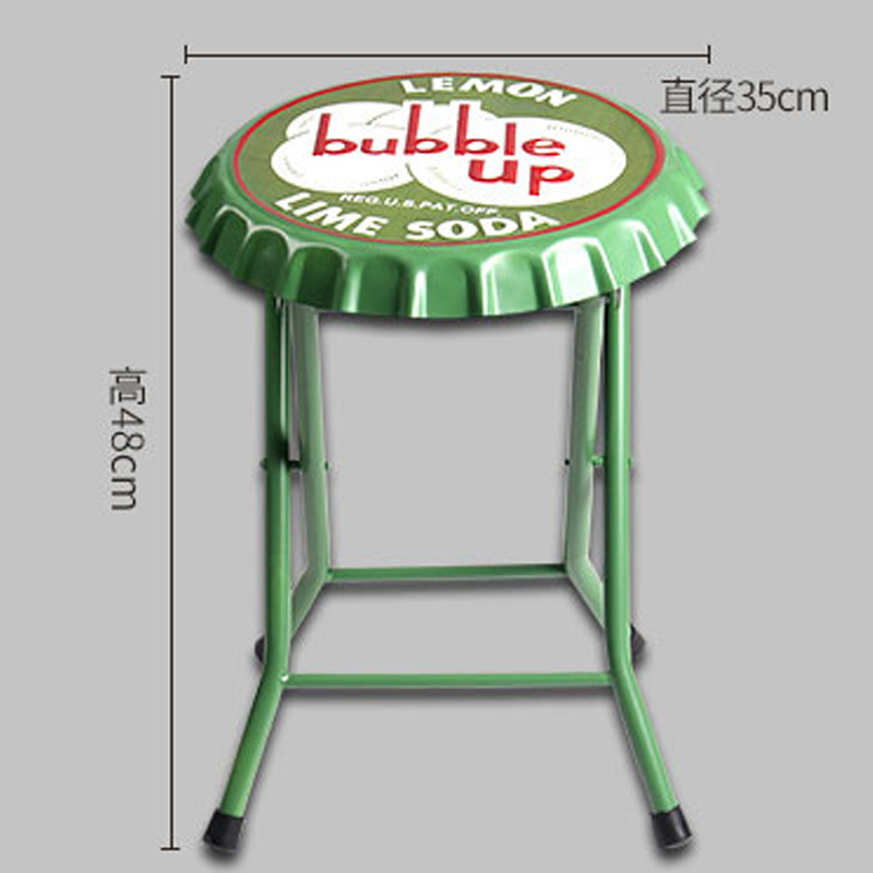 retro hocker eisen stuhl kreative Dachgeschoss Bar Western Restaurant Bahre abdeckung klapp Bank