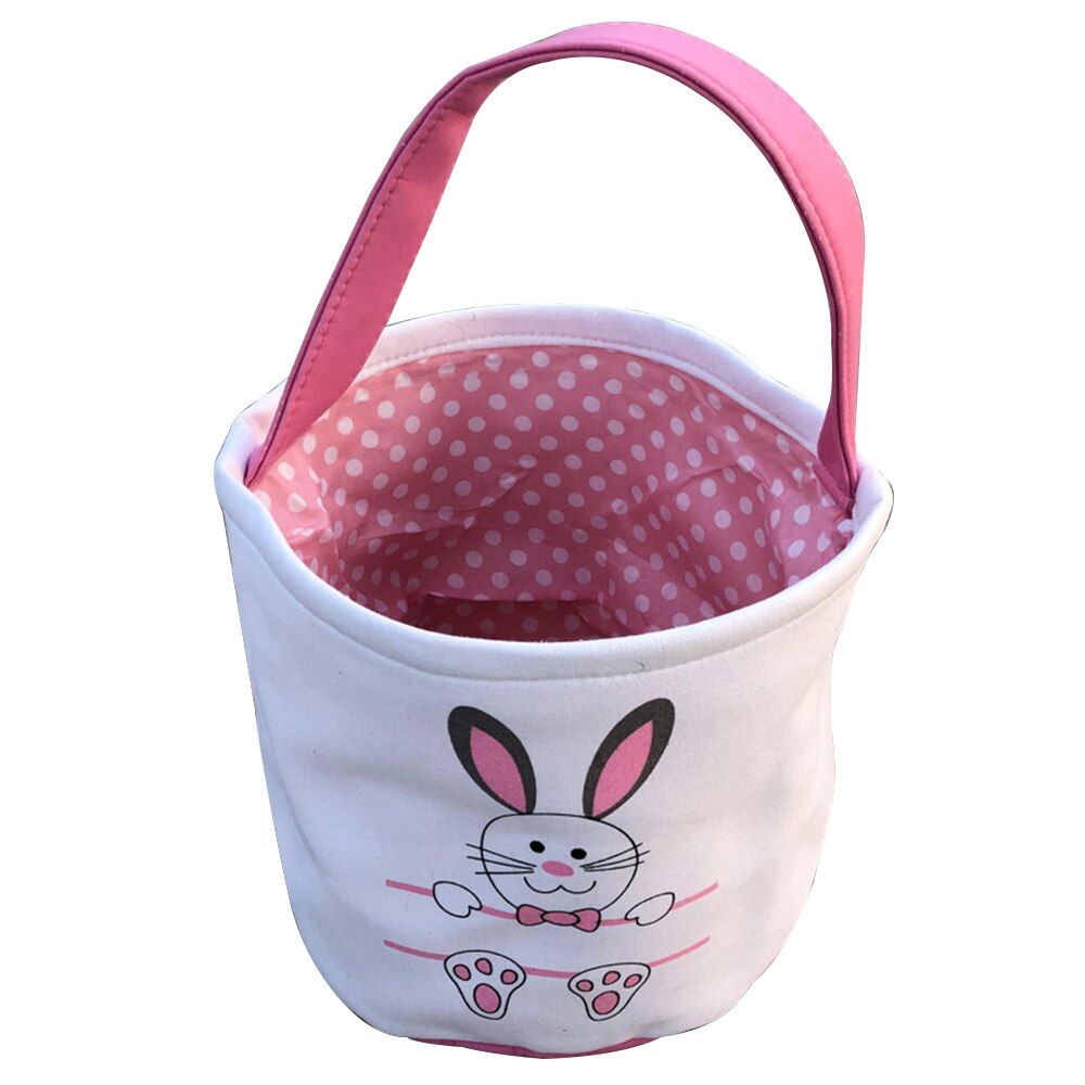 Cesta de Pascua violeta para decoración ornamento, cesta de mano de plástico para el hogar, color verde, artesanal