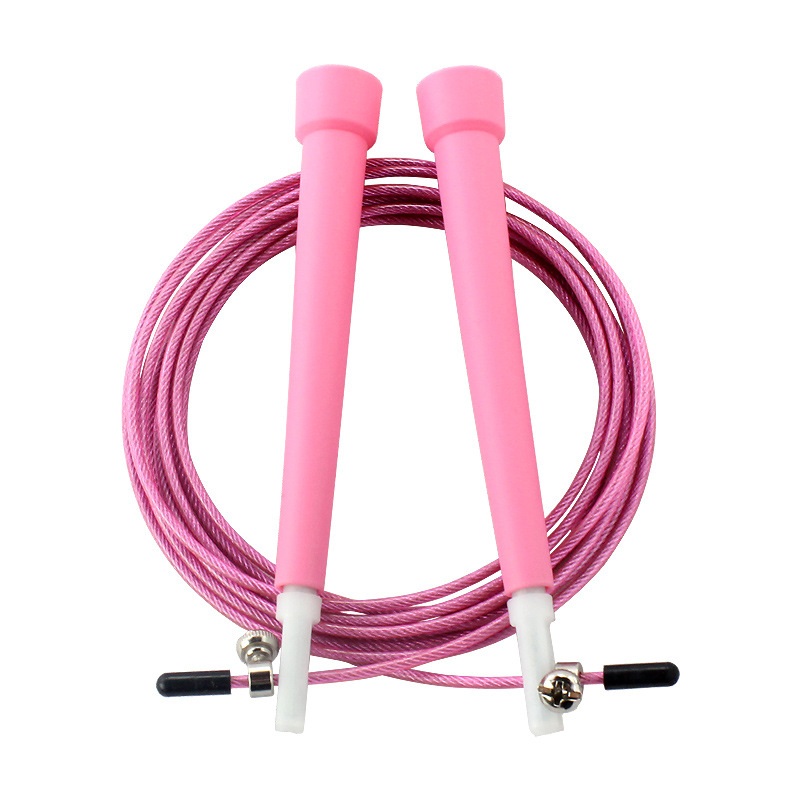 Adjustable Speed Jump Rope Steel Wire Skipping Skip Fitness Crossfit Exercise Workout 3 Meters Home Gym And Exercise Equipment