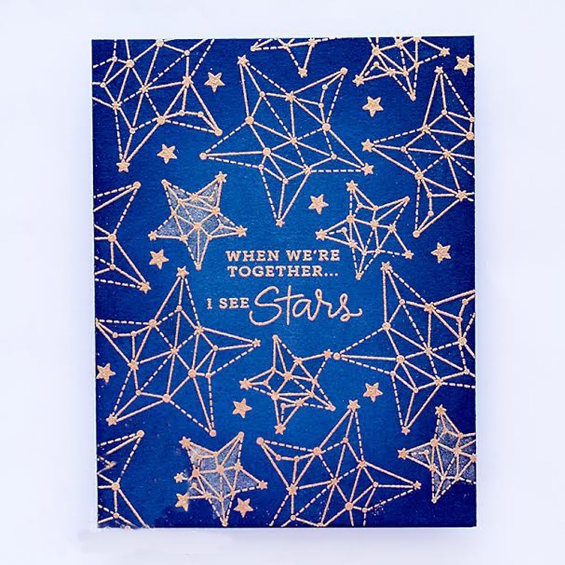 Constellation/See Star Clear Stempels voor DIY Scrapbooking Card Making Ambachten Fun Decoratie Transparante Stempels Siliconen Afdichting