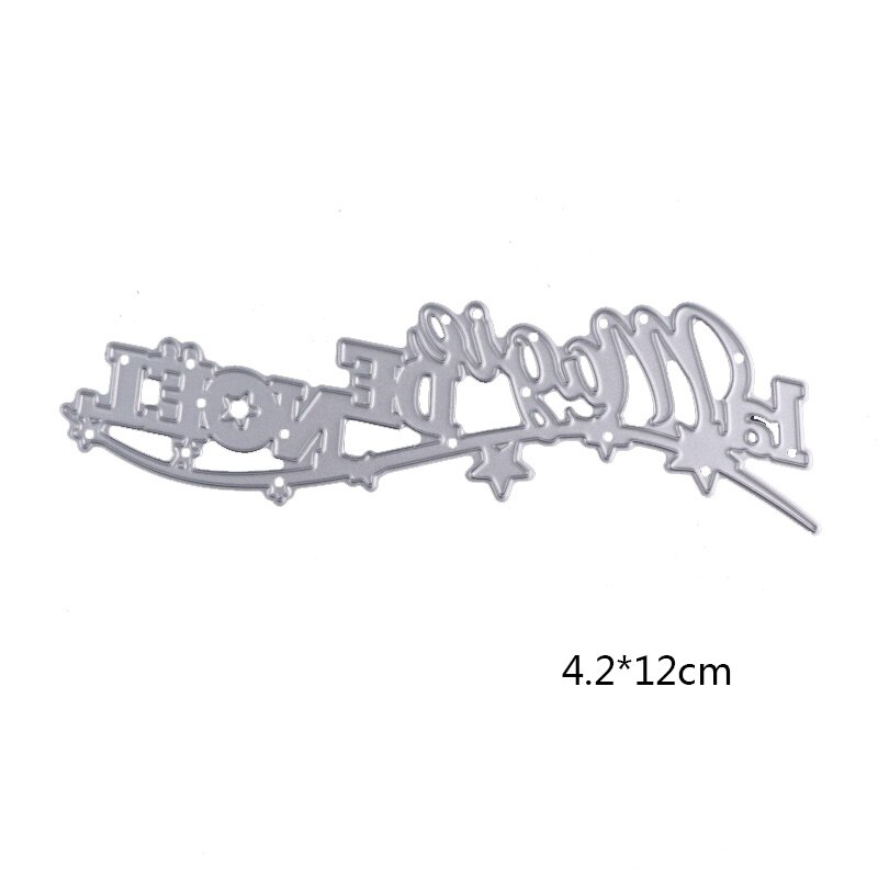 Dolce vita metalen snijmallen franse woordmallen la vie est belle letteralfabet knutselmallen scrapbooking voor doe-het-zelf kaartbenodigdheden: Magie van kerstmis