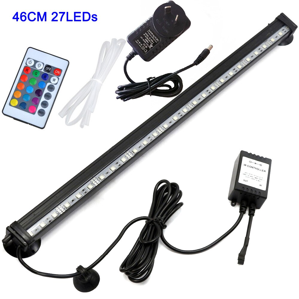 Fdit Lumière LED pour aquarium 2PCS LED Lampe de piscine 16 couleurs Fdit Lumière LED pour aquarium 2PCS LED Lampe de piscine 16 couleurs