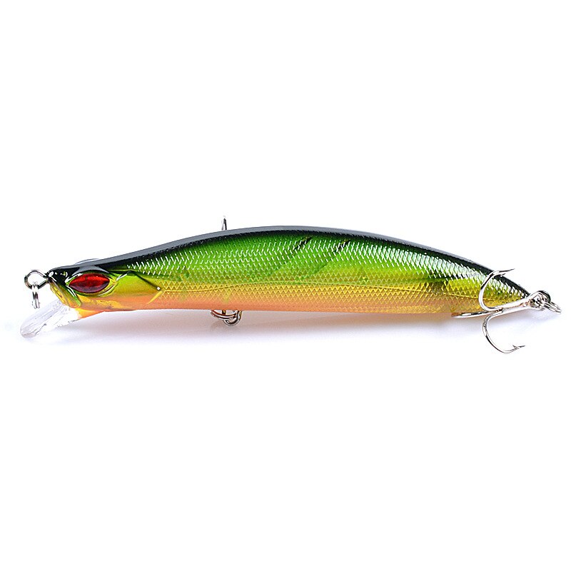 12.4 cm/14.4g Rudra Harde Vissen Lokken Minnow Aas Kunstmatige Aas Lokken Swimbait Wobbler duiken 0.5 m- 2.1m Crank aas Minnows: Color-4