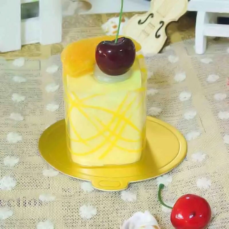 100Pcs Ronde Driehoek Rechthoek Mousse Cake Boards Goud Papier Cupcake Dessert Displays Lade Base Cake Bakken Mat Decor Tool