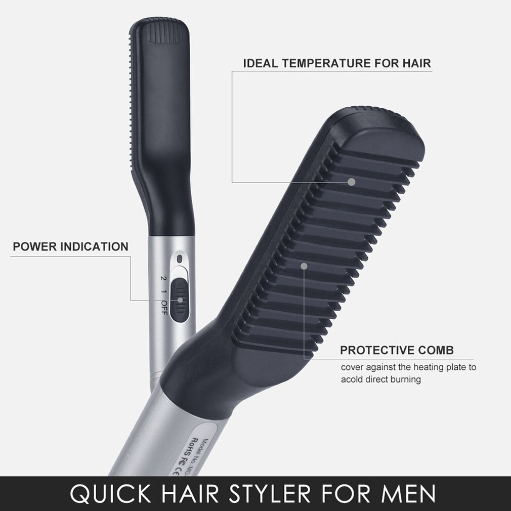 Men's Straight Hair Combs Multi-function Hair Comb... – Vicedeal