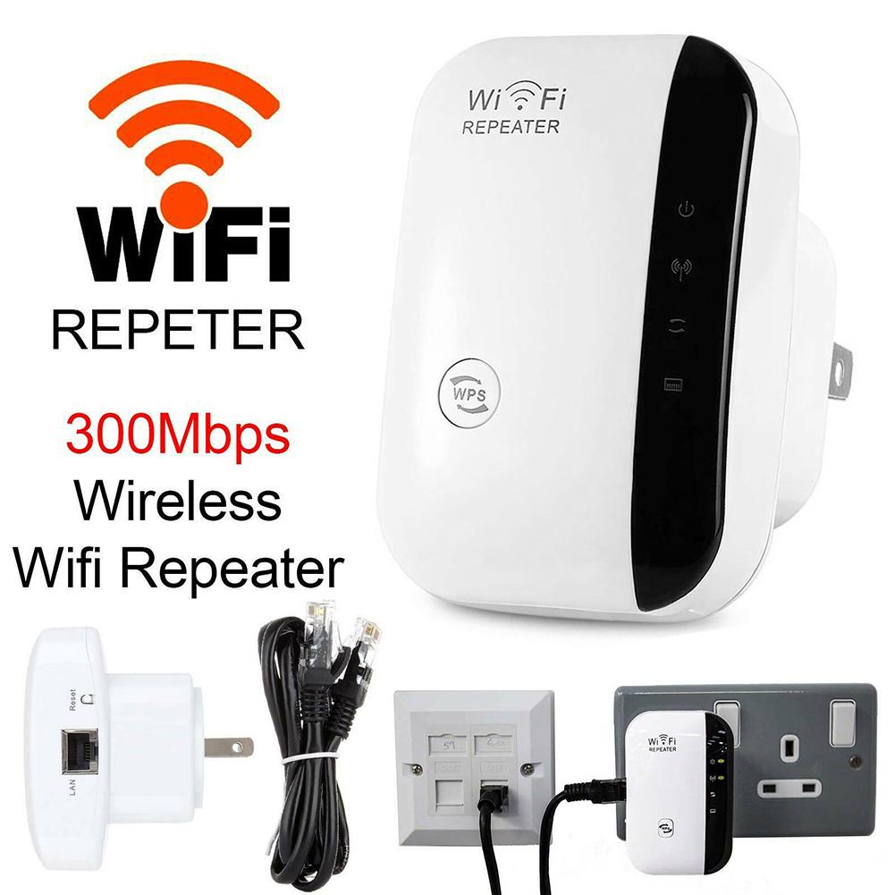 Repetidor de explosión WiFi de 300Mbps, extensor de rango inalámbrico, amplificador de señal