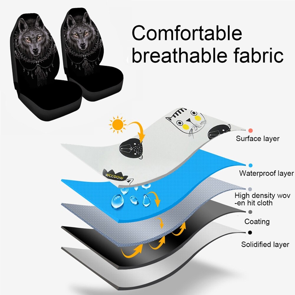 Universal cojín del Asiento de Coche Auto Stoelhoezen Copri Sedile accesorios para automóvil Funda de Asiento Coche fundas para asientos de coches para Volvo