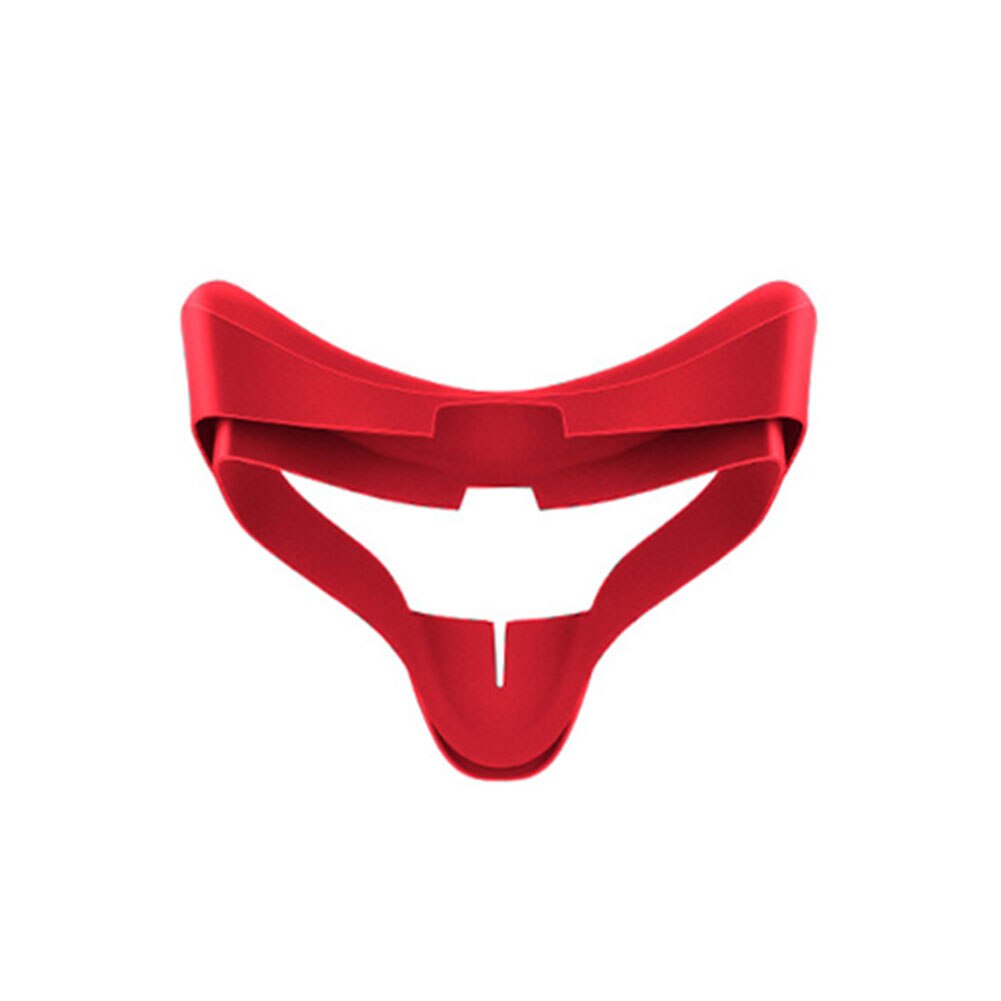 Komfortable Dünne Sweatproof Nicht Unterhose VR Silikon Gesicht Abdeckung Pad Gläser Zubehör Waschbar Lichtdicht Weiche Für Oculus Suche: rot 2