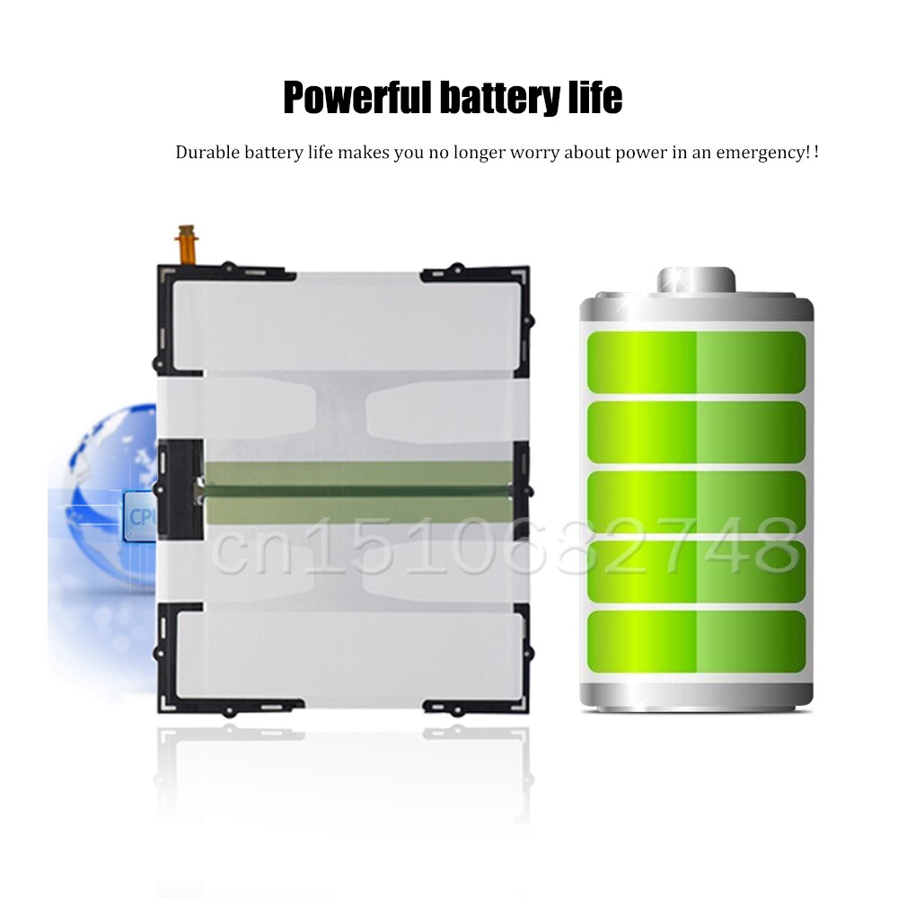 EB-BT585ABE For SAMSUNG Galaxy Tablet Tab A 10.1 T580 SM-T585C T585 BT580 T580N 7300mAh Replacement Tablet Battery + Tools