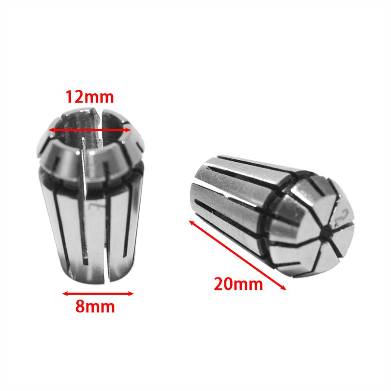 15 Stks/set 1-7Mm ER11 Frezen Chuck + 1 1/4 "ER11 Frezen Chuck Spring Collet Set Voor cnc Graveermachine & Frezen Draaibank Tool