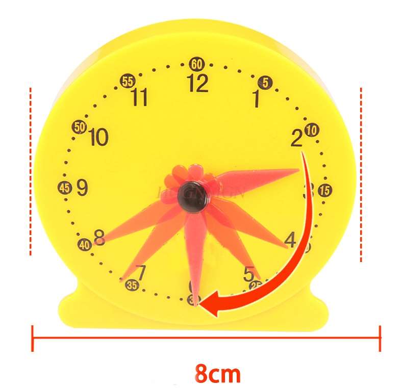 Children&#39;s clock model clock face model students use three-pin linkage primary school mathematics teaching aids