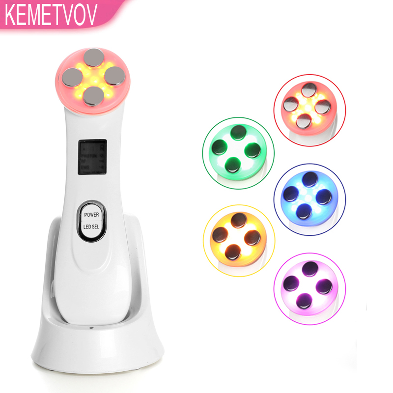 Electroporation LED Photon facial RF Radio Frequency Facial EMS Mesotherapy Face skin rejuvenation remover Wrinkles