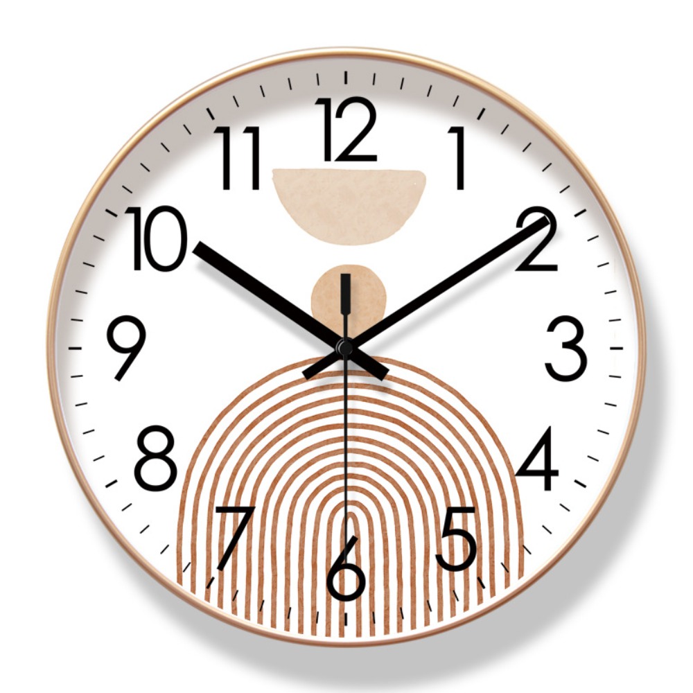 Relógio mudo 10/12/14 Polegada relógio de parede pendurado estilo nórdico simples pendurado relógio de parede silencioso não-ticking sala de estar: Azul profundo