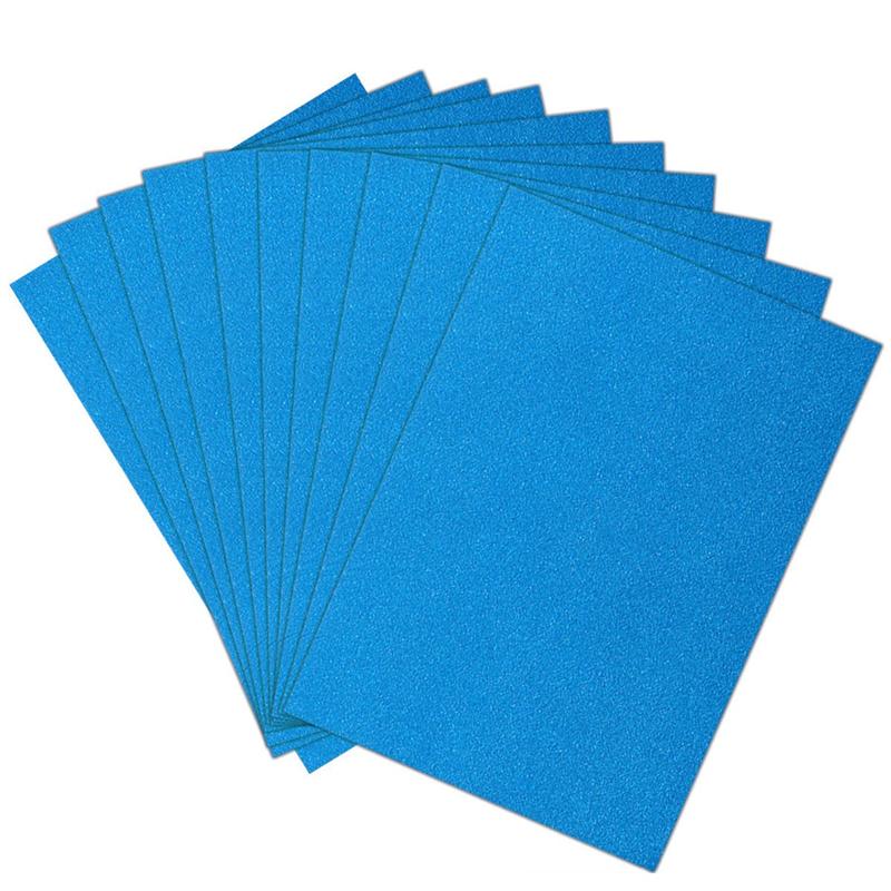 10 stk  a4 ark glitter kartong kort gjør diy materiale glitrende håndverk scrapbooking farge glitter papir  a4 glitter papir: Blå
