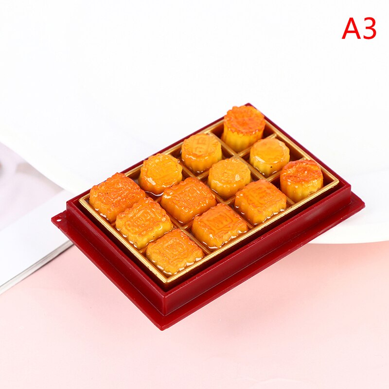 1 Set 1/6 En 1/12 Poppenhuis Miniatuur Mini Boxed Chocolade Model Play Keuken Eten Speelgoed Voor Huis Pop Accessoires: A3