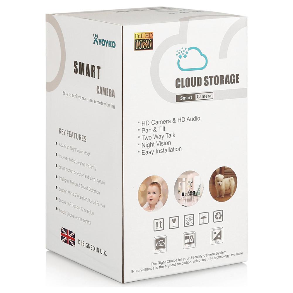 Yoyko Big Eye 360 ° 1080P Baby Veiligheid Monitor Draadloze Afstandsbediening Telefoon Verbinding Camera Usb İnput Machine Video Functie baba