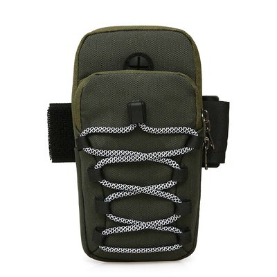 colorful Mini Unisex shopping handbags solid women Nylon arm bags Top All-match Cute casual wristlet carrier: 5