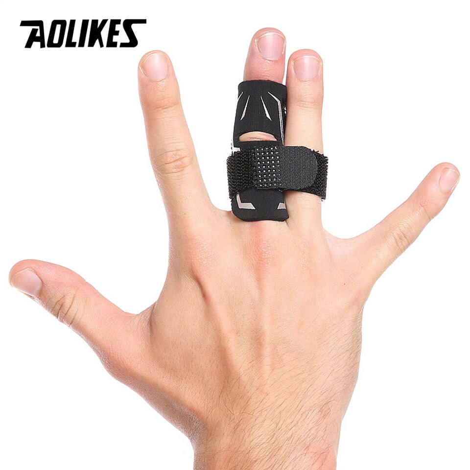 Funda para el dedo de voleibol y baloncesto, Protector de dedo, bandas de soporte para el dedo, Protector de dedo para el gimnasio, 1 ud: Default Title