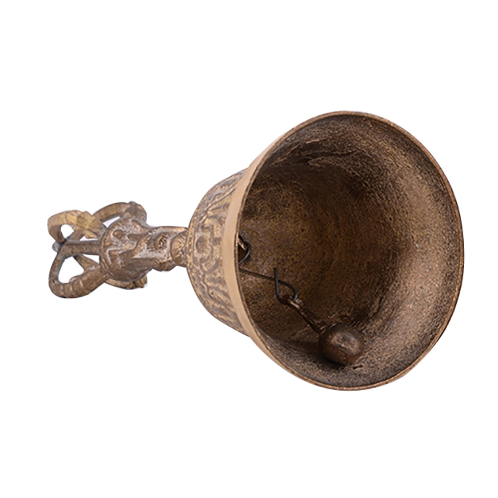 Handmade FengShui Loud Call Meditation Hand Bell Lucky Dinner Prayer Alarm - View #9