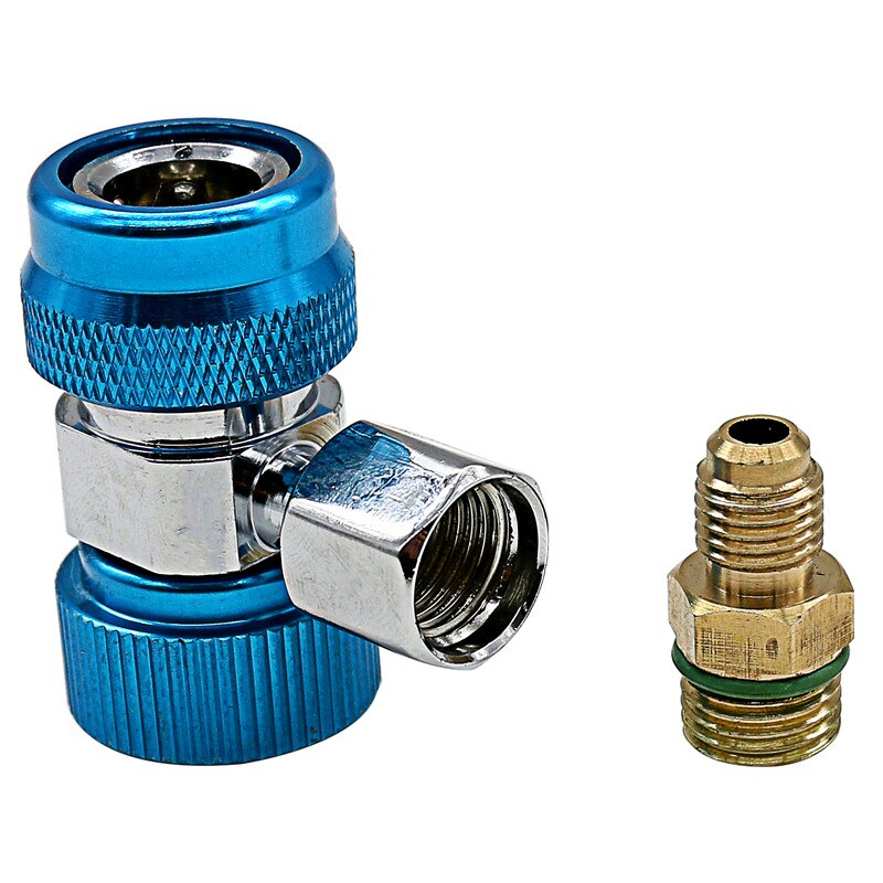 Auto Freon R134A AC Air Condition Adjustable Quick Coupler Refrigerant High Low Adapter Connector Manifold Gauge