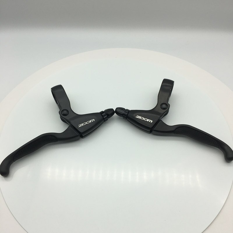 ZOOM MTB V-brake Disc Brakes Aluminum Alloy Disc Brakes Lever with Bell Mountain Bike Bicycle Brake Handle Crank Ring: pair no bell
