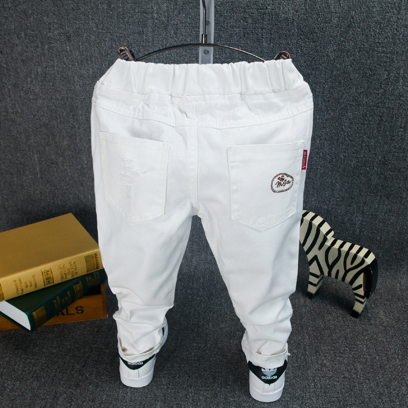 2020 nuovo bambino del ragazzo dei jeans dei bambini denim streetwear Nuovi Ragazzi 'Jeans Edition Bianco Rotto Caverne Pantaloni Da Cowboy dei jeans per bambini