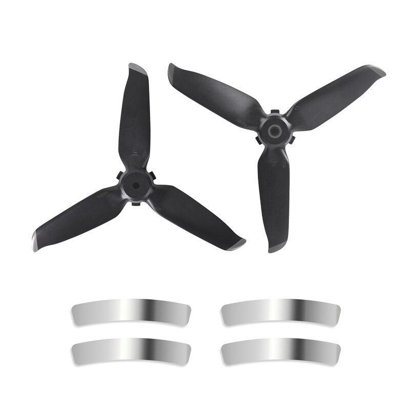 Quick Release 5328S Propellers for DJI FPV Combo Props Paddle Blade Replacement Wing Fan Spare Part for DJI FPV Drone Accessory: 1 pair silver