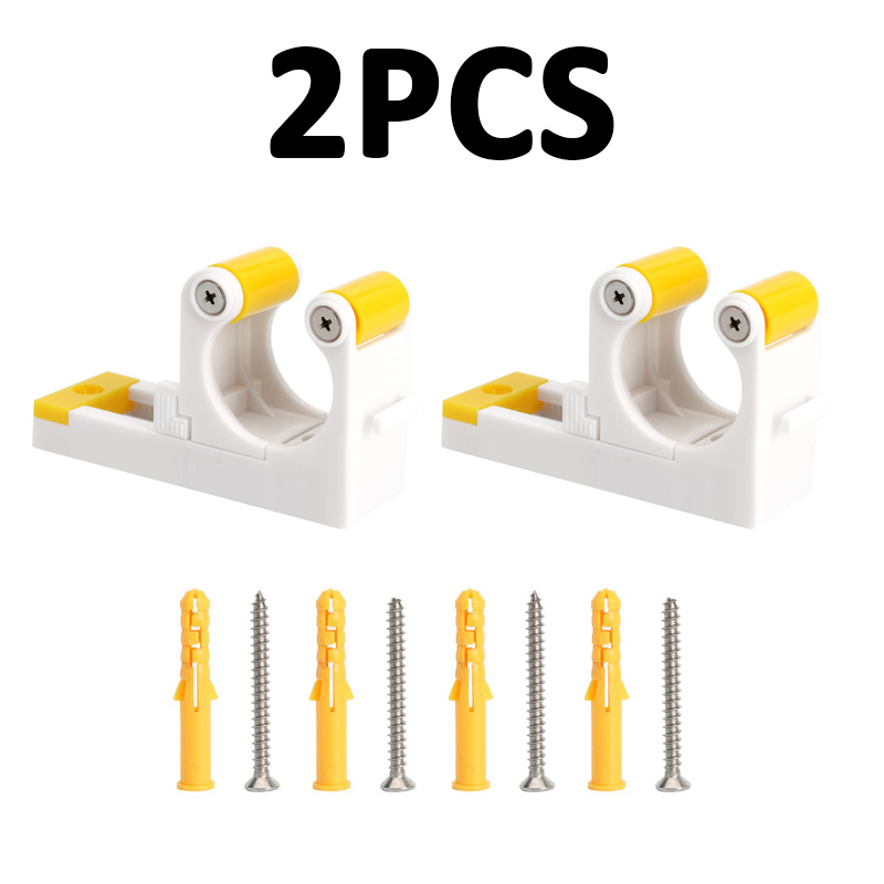 Soporte de pared para bicicleta de 2/4 piezas, colgador de hebilla ajustable, soporte para bicicleta Vertical Horizontal, almacenamiento, accesorios de tubo de 1,0-2,8 pulgadas: Verde