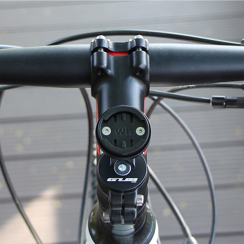 Adjustable Bike Stem Top Cap Mount Holder with 4 Adapters for Garmin for Bryton for Cateye for Wahoo Cycling Computers