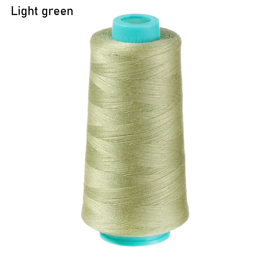 1Roll 3000Yards Polyester Sewing Thread 402 Embroidery Sewing Machine Threads High Speed Copy Line Clothing Sewing Accessory: light green