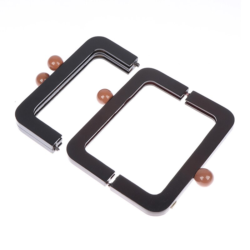 1einstellen 20X8cm Tasche Rahmen Holz Griff Holz Beutel Verschluss Kuss Schließe Geldbörse Rahmen sperren Schnallen DIY Zubehör Für Handtaschen
