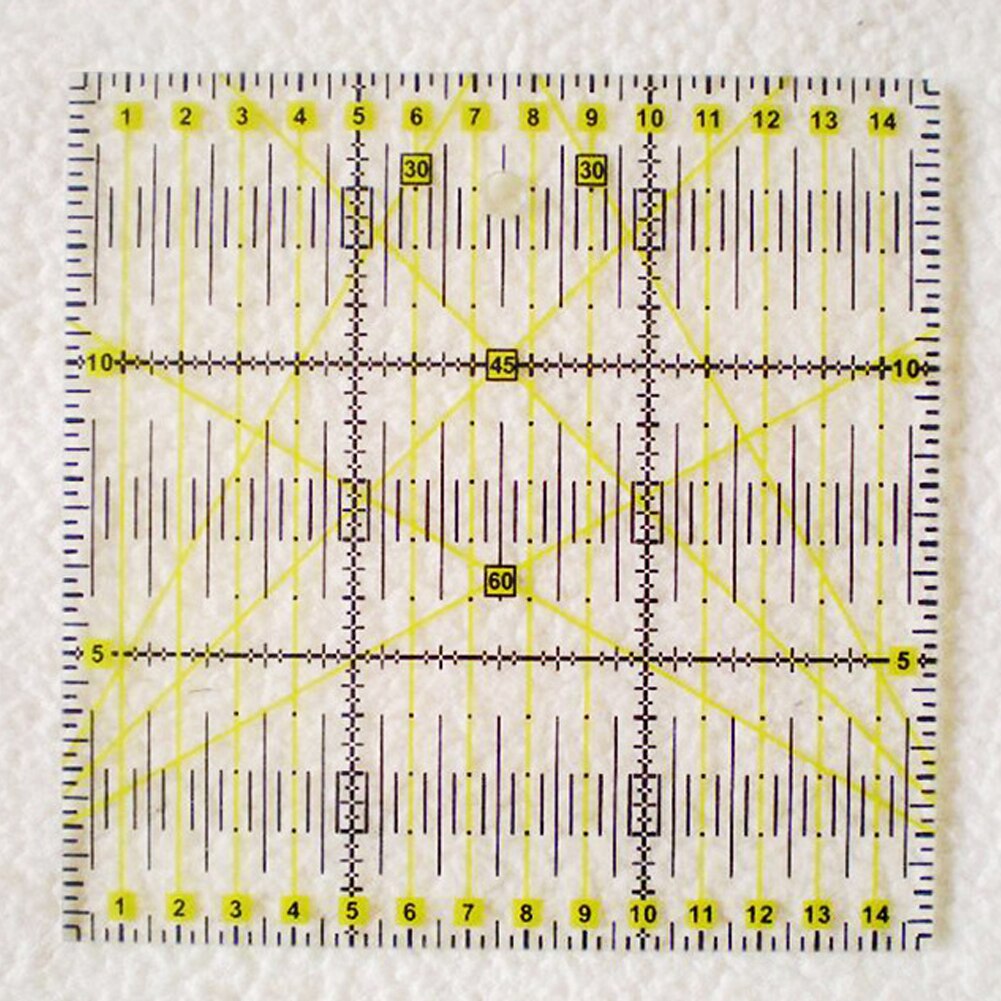 Praktische Schneiderin Stoff Schneiden Verdickt Acryl Quadrate Werkzeug Manuelle Cutter Genaue Herrscher