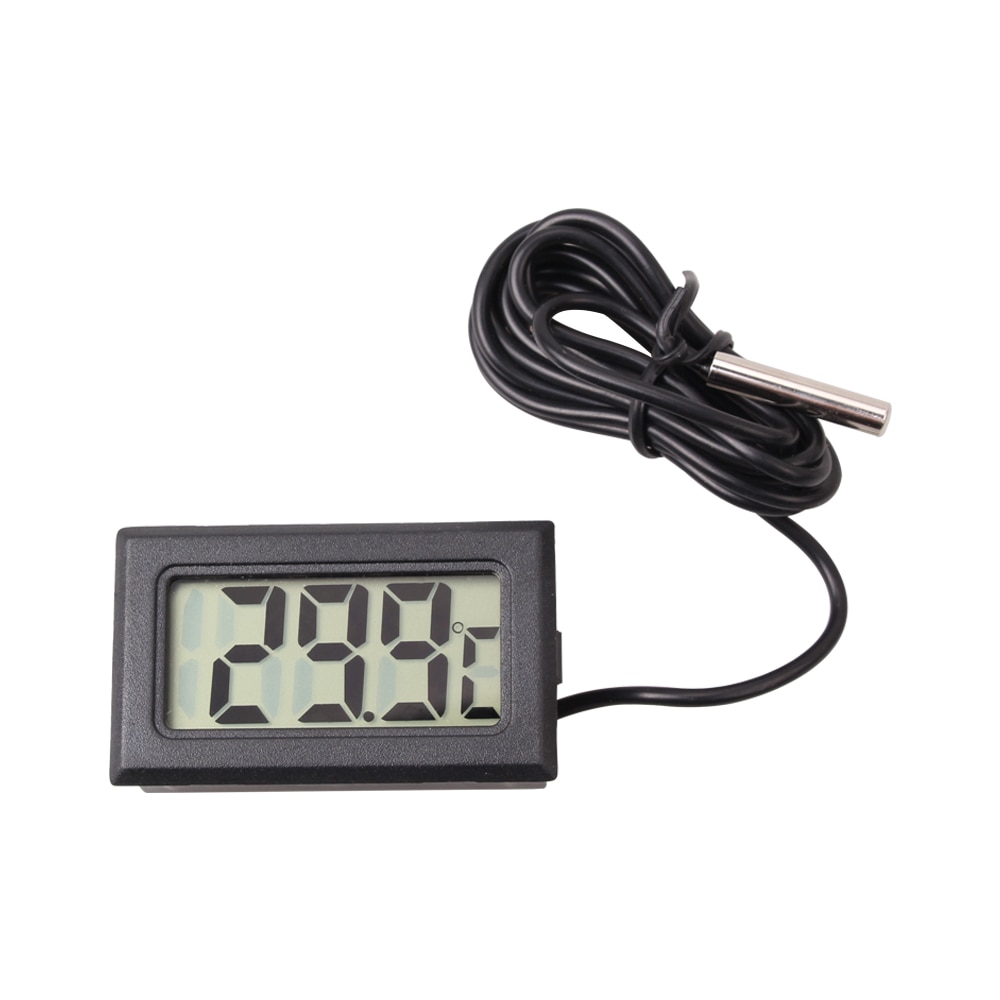 LCD Digitale Thermometer Auto Thermometer Waterdicht Probe Sensor-50 ~ 110C voor Auto Thuis Fish Tank Water Temperatuur Producten