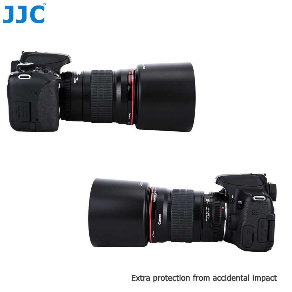 Jjc Dslr Camera Zonnekap Voor Canon Ef 135Mm F/2L Usm &amp; Canon Ef 180Mm F/3.5L Macro Usm Vervangen Canon ET-78II Lens Schaduw