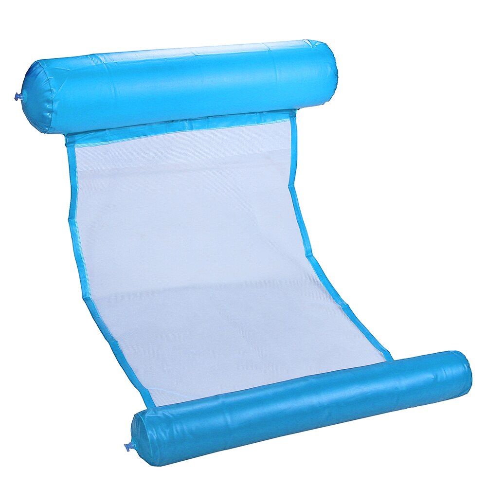 Zwembad Stoel Hangmat Water Opblaasbare Drijvende Hangmat Fauteuil Zwemmen Matras Pool Party Speelgoed: Blauw