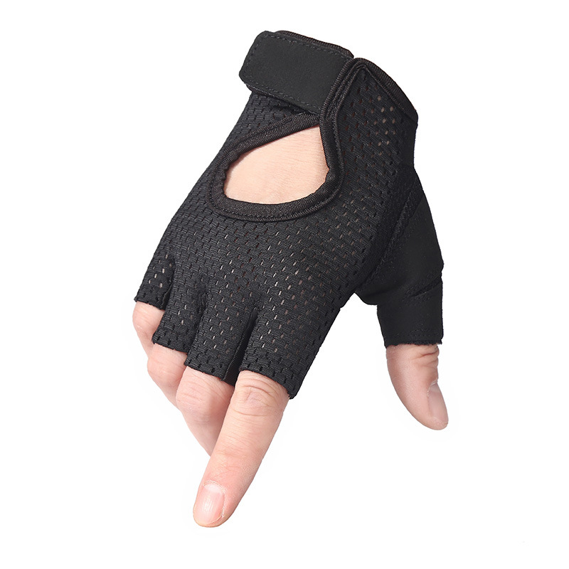 Gewichthefhandschoenen Dames Heren Fitness Gymhandschoenen Halfvinger Ademend Antislip Gel Pad Bodybuilding Training Halters Handschoenen