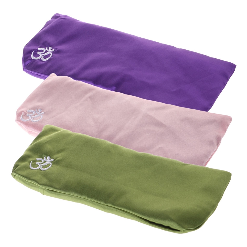 Yoga Eye Pillow Silk Cassia Seed Lavender Relaxation Mask Aromatherapy