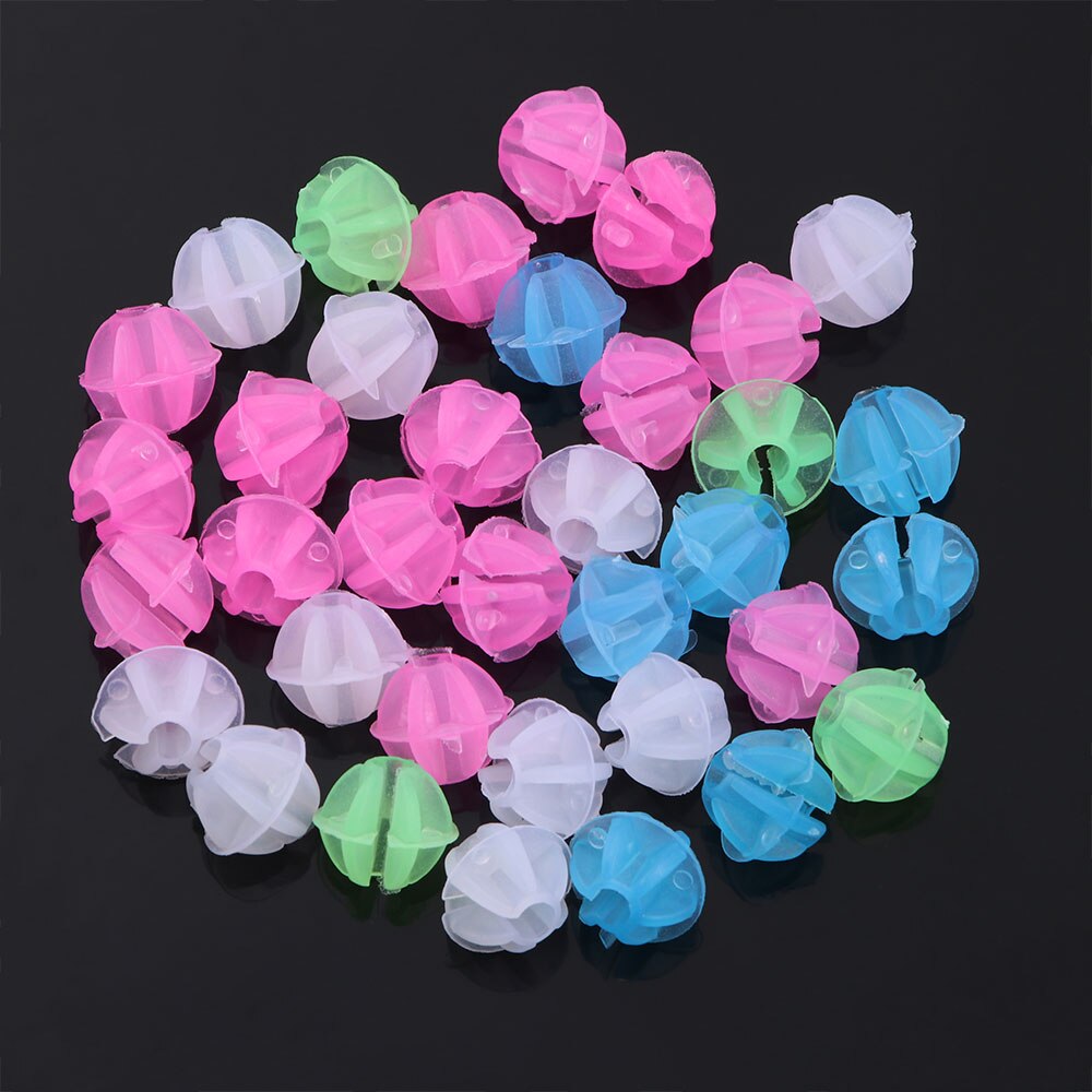 1Set Colorful Safety Kids Clip Bicycle Round Multi-color Love Heart Stars Wheel Bike Accessories Decoration Bead Spoke Beads: 2