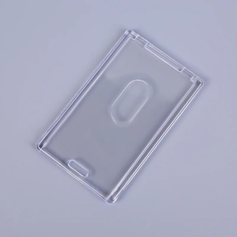 Couvercle de carte en plastique Transparent, pour hommes et femmes, carte de crédit, carte de Bus pour enfants, étui de protection: 1
