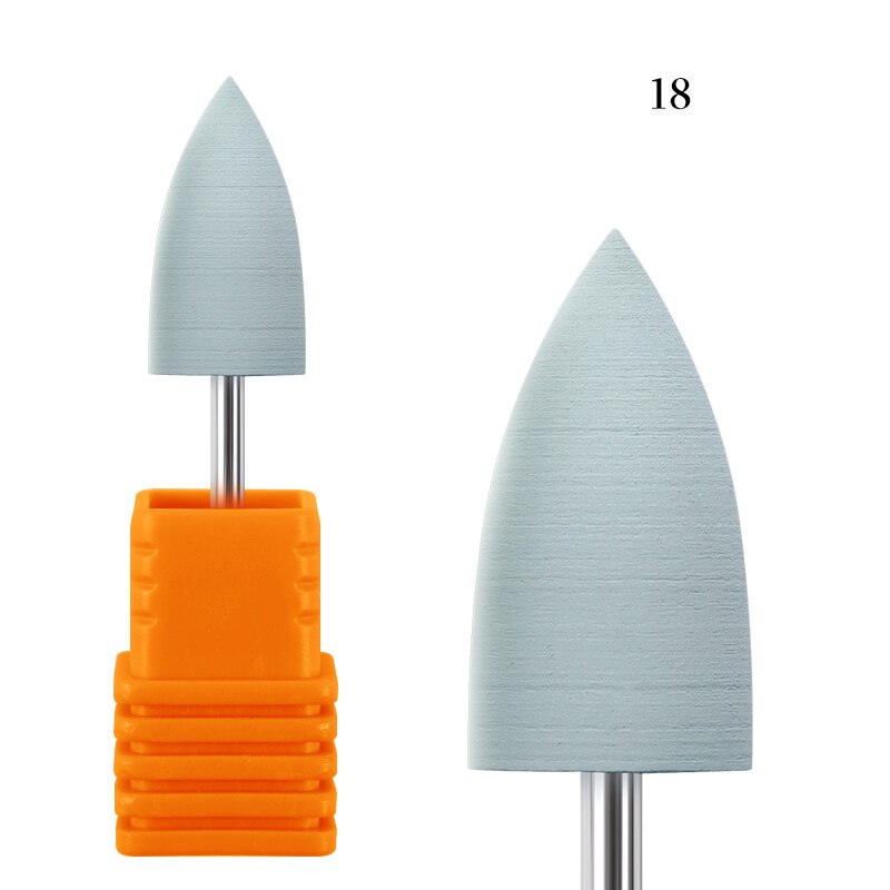 Brocas para uñas amoladora de silicona para esmalte de uñas cortador rotatorio de cutícula para manicura herramientas eléctricas Accesorios: VQ04309