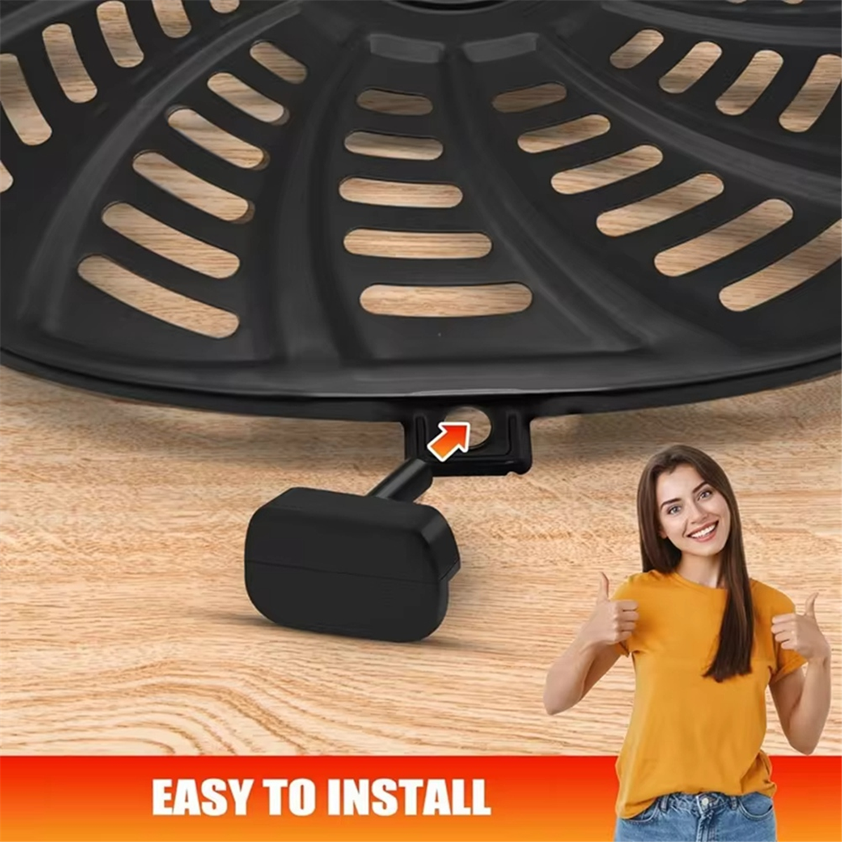 Gummiføtter til airfryer, gaf 856, gaf 566 airfryer, ovn osv., , 12 stk. silikon-taper til reservetilbehør til airfryer